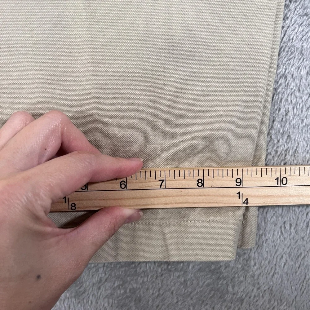 Patagonia Pants Mens 35 Khaki Canvas Hiking Organic‎ Cotton Straight Leg Outdoor